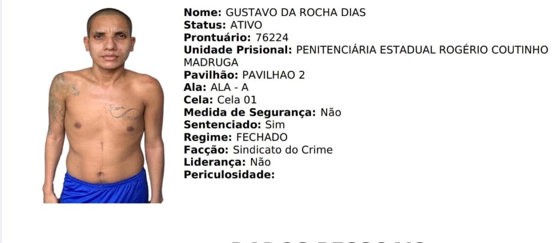 URGENTE Dois detentos fogem de penitenciaria no RN Terra Brasil Notícias