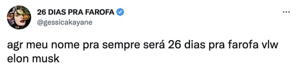 GKay não consegue mudar o nome no Twitter por conta das novas atualizações — Foto: Reprodução / Twitter