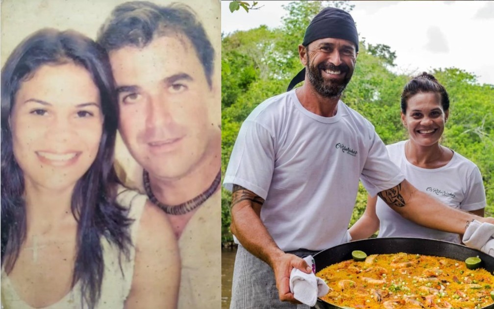 Érica da Silva Santos, de 38 anos, e David Pegrina Capó, de 53 — Foto: Reprodução/Redes Sociais