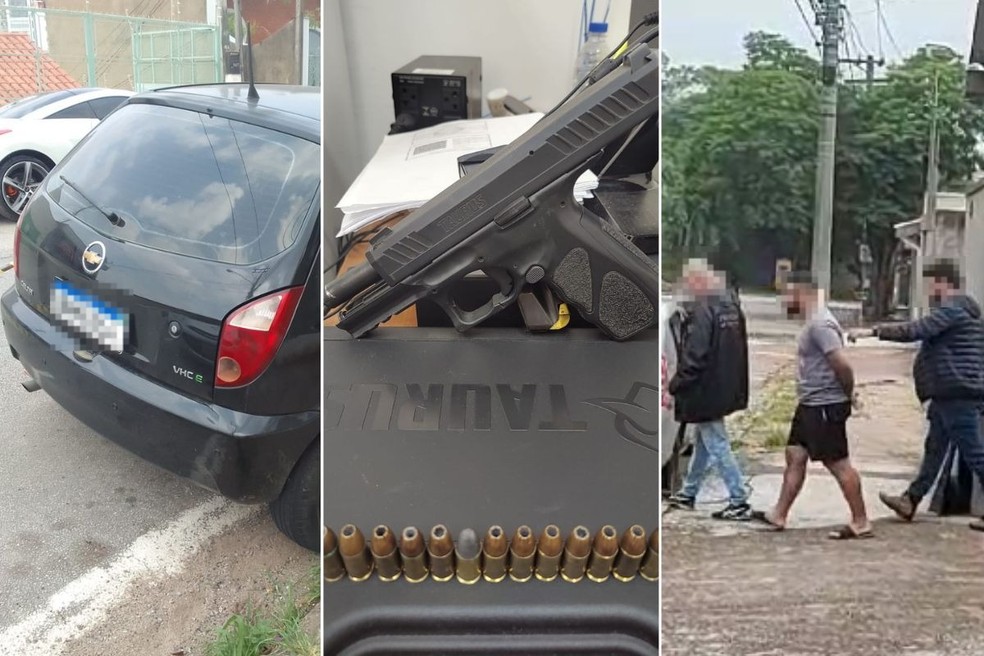 Motorista da fuga foi preso e indiciado pelo homicídio do empresário — Foto: Reprodução