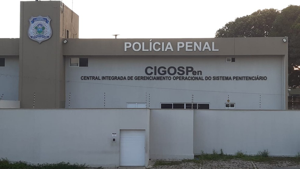 Central Integrada de Gerenciamento Operacional do Sistema Penitenciário do RN Polícia Penal — Foto: Sérgio Henrique Santos/Inter TV Cabugi