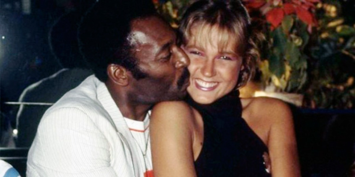 Pelé e Xuxa quando namoravam (Foto: Reprodução)