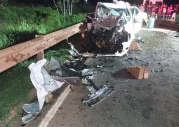 Foto: Imagem ilustrativa de acidente grave na BR-163, em Goiás, no dia 10/03/2023. Reprodução/Valle Notícias.