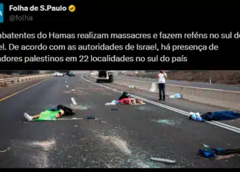 Reprodução/Twitter/X/@folha