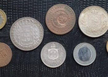 Moedas antigas, raras e com defeitos; como funciona o mercado do colecionismo — Foto: Leandro Tavares