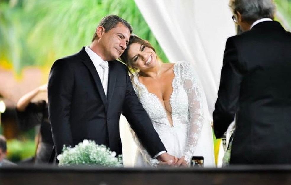Tom Veiga foi casado por oito meses com Cybelle Hermínio — Foto: Arquivo