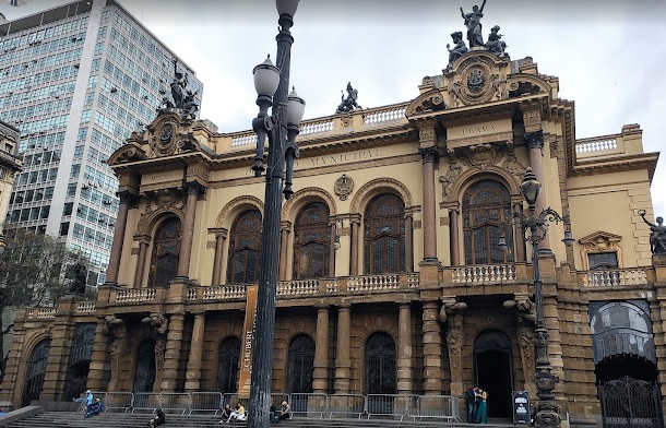 fachada do theatro municipal de são paulo