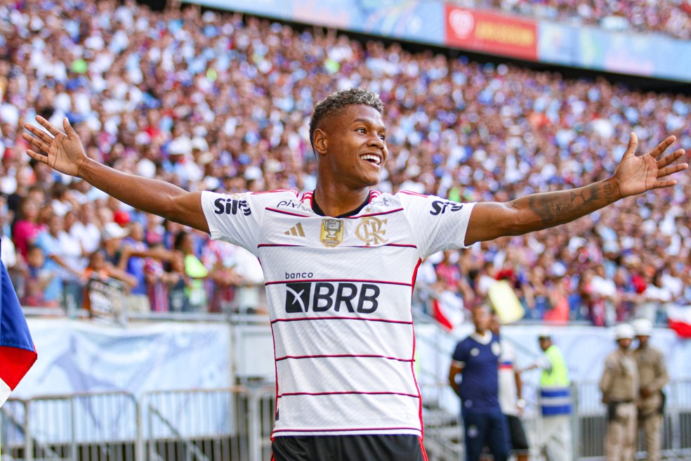 Matheus França Flamengo x Bahia Campeonato Brasileiro — Foto: Renan Oliveira/AGIF