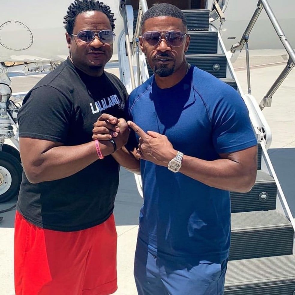 Keith Jefferson e Jamie Foxx — Foto: reprodução/instagram