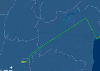 Reprodução / FlightAware