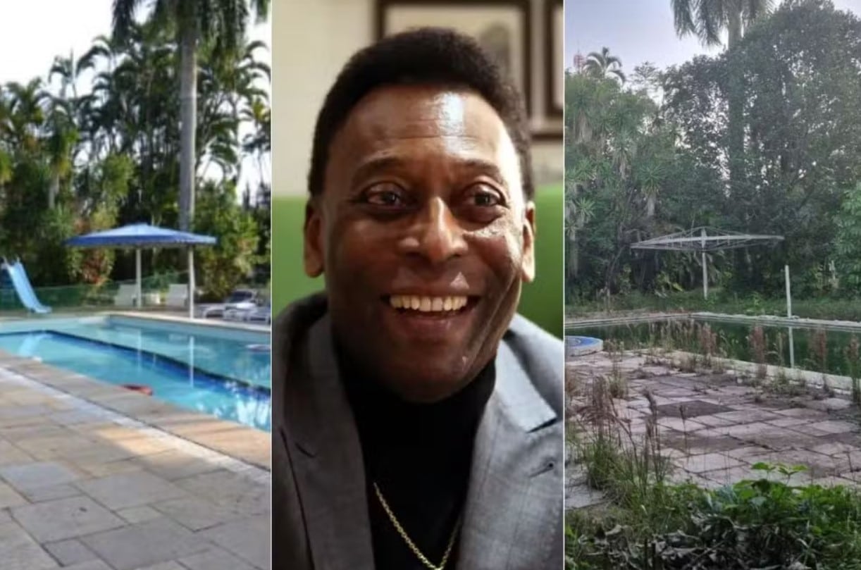 Estado atual da mansão milionária de Pelé chama atenção: abandonada e alvo  de ladrões; VEJA ANTES E DEPOIS - Terra Brasil Notícias