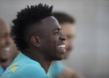 Treino da Seleção Brasileira em Seul. Vinícius Júnior. Foto: Lucas Figueiredo/CBF