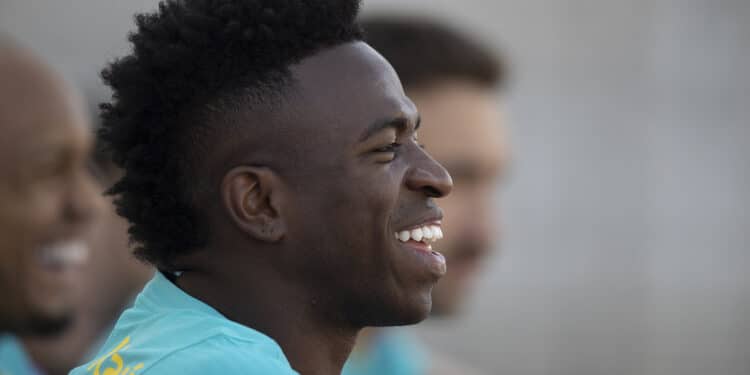 Treino da Seleção Brasileira em Seul. Vinícius Júnior. Foto: Lucas Figueiredo/CBF