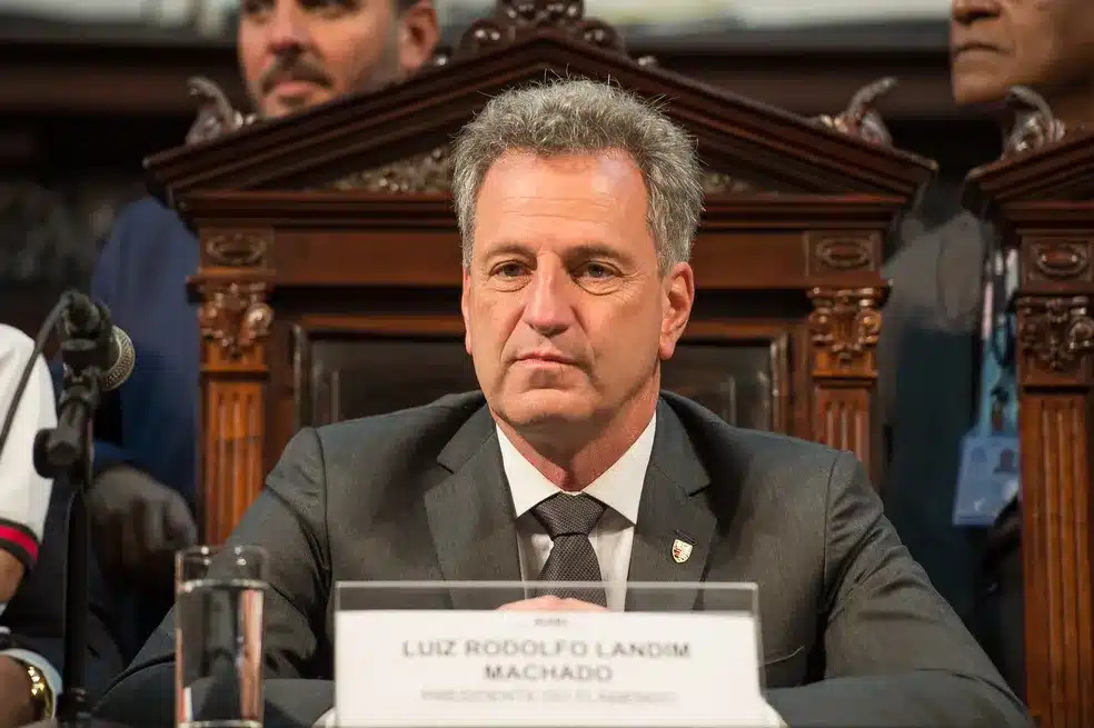 Rodolfo Landim atual presidente do Flamengo. - Foto: Alexandre Vidal/Flamengo