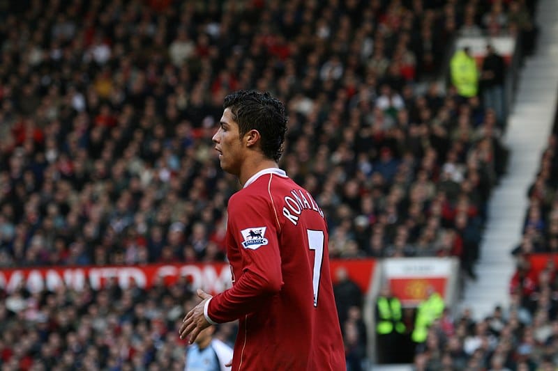 Cristiano Ronaldo enquanto joga no Manchester United. (Foto: AtilaTheHun)