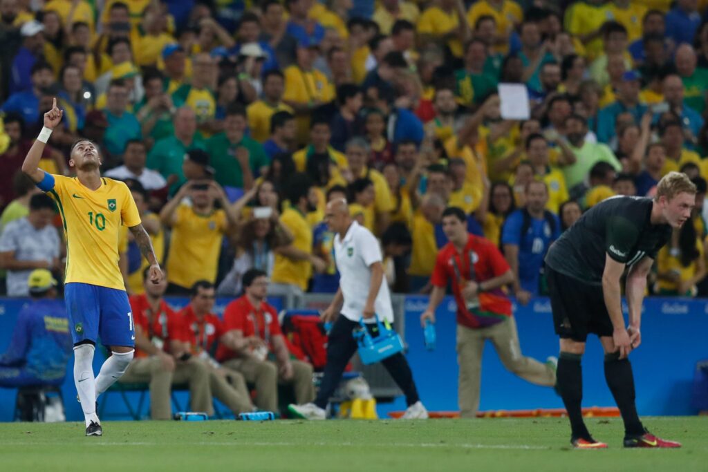 Brasil conquista posteriormente o primeiro ouro olímpico contra Alemanha. - Foto: Divulgação / Internet