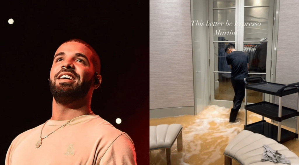 VÍDEO: mansão do famoso rapper Drake é inundada durante enchente; VEJA