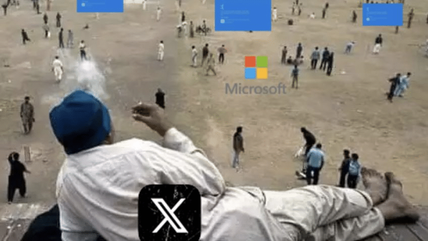 Musk alfineta Microsoft e compartilha meme fazendo piada com apagão cibernético; veja