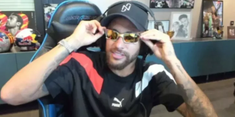 Imagem: Reprodução/ Twitch Neymar