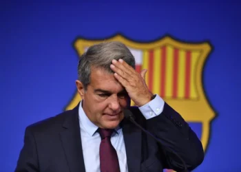 Joan Laporta atual presidente do Barcelona. - Foto: PAU BARRENA / AFP