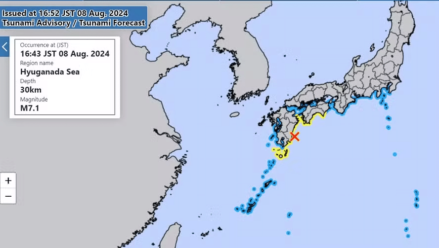 ÚLTIMO MINUTO: fortes terremotos atingem Japão e autoridades emitem alerta de tsunami