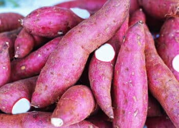 Sweet potato in the market