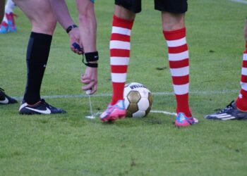 Spray em campo do futebol - Foto: Wikipedia Commons