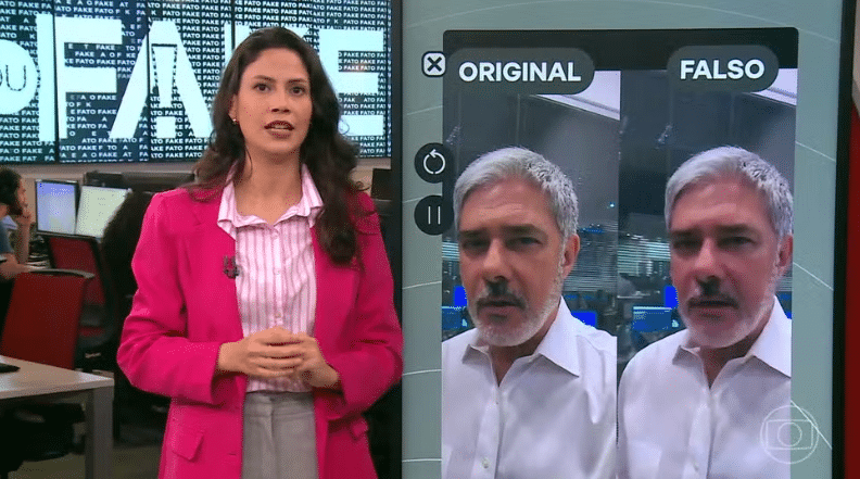 Golpe usando a imagem de William Bonner volta a circular e especialista faz alerta