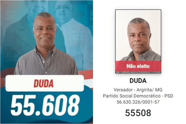 Vereador distribui santinhos com número de votação errado e acaba perdendo eleição