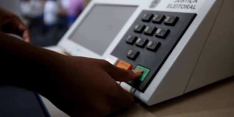 salvador, bahia, brazil - july 31, 2018: electronic ballot box used in elections in Brazil and seen in the city of Salvador.