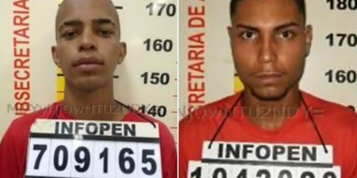 Detentos fogem de prisão pelo telhado em MG Detentos fogem de prisão pelo telhado em MG