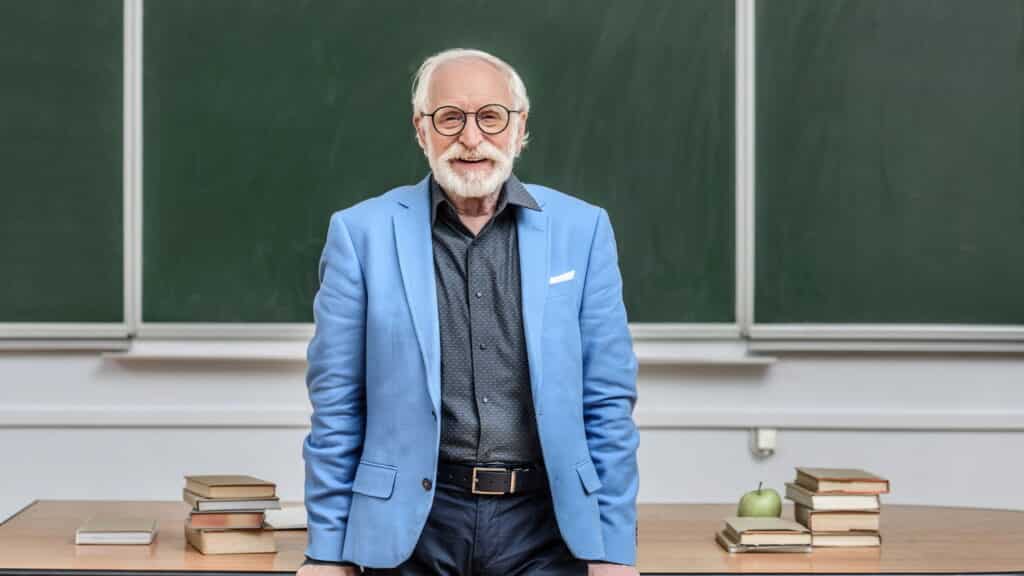 Professor em sala de aula - Créditos: depositphotos.com / IgorVetushko