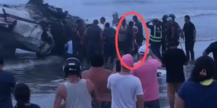 VÍDEO: criança é resgatada de avião que caiu em praia de Ubatuba; VEJA