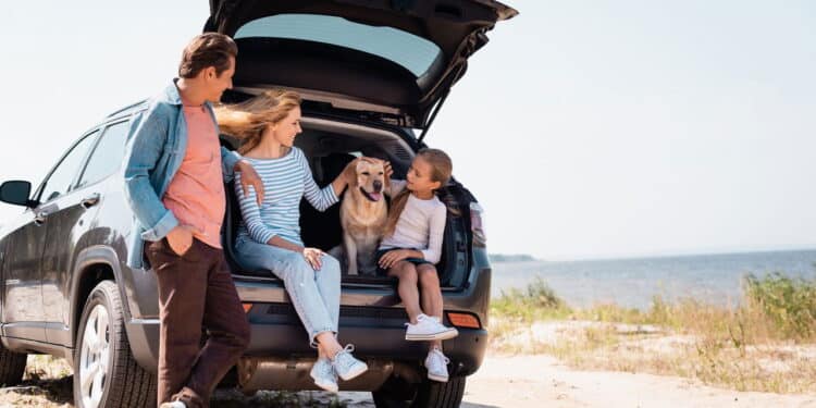 Imagem de família no carro - Créditos: depositphotos.com / HayDmitriy