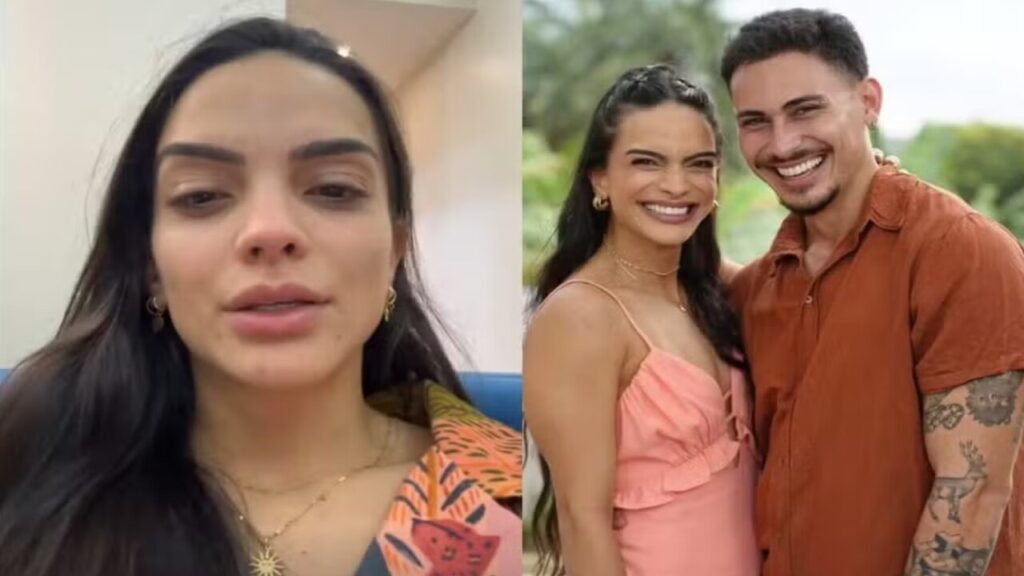 Natinha, jogadora de vôlei, chora em live e revela traição do namorado