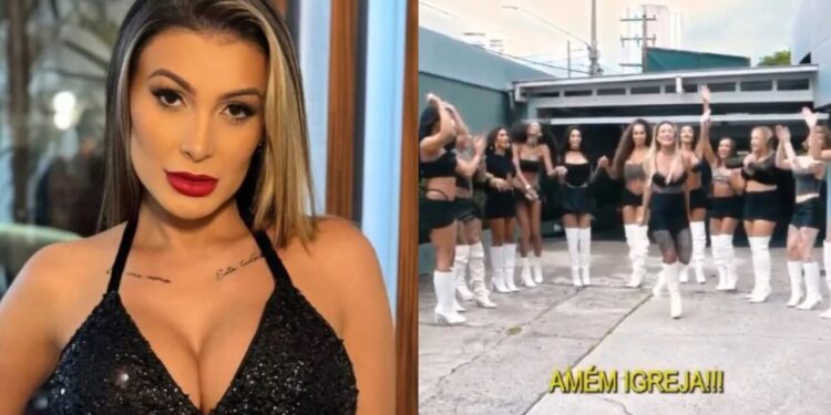 Andressa Urach anuncia mulheres trans como 'obreiras' em inauguração de igreja