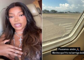Avião de Ludmilla sofre falha e faz pouso de emergência; cantora revela detalhes