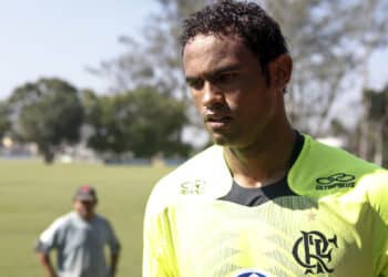 Goleiro Bruno enquanto ainda atuava pelo Flamengo - Crédito: Buda Mendes/LatinContent via Getty Images