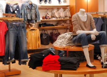 Imagem de loja de roupa - Créditos: depositphotos.com / johnkwan