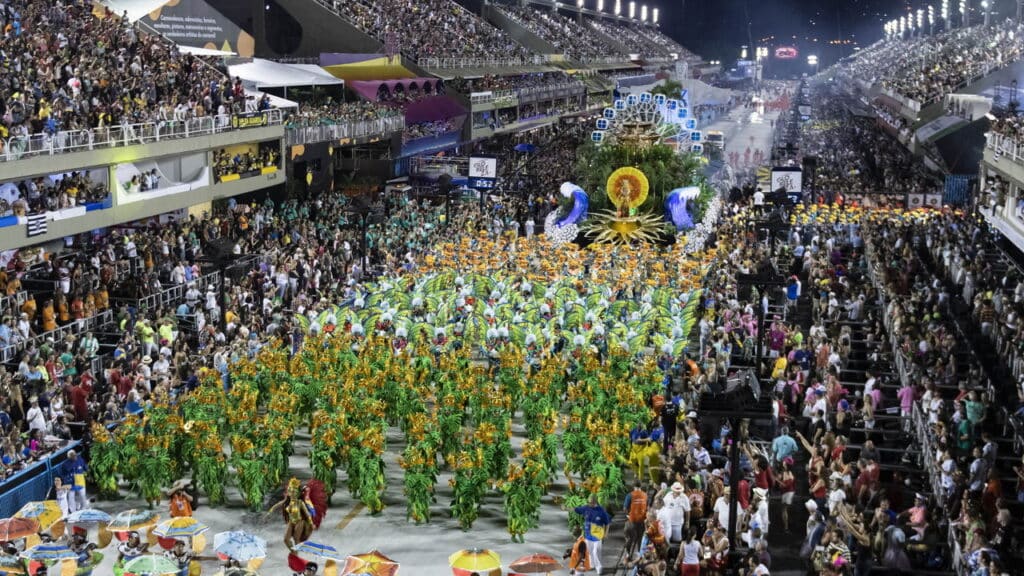 Desfile da escola de samba Unidos da Tijuca - Créditos: depositphotos.com / celsopupo