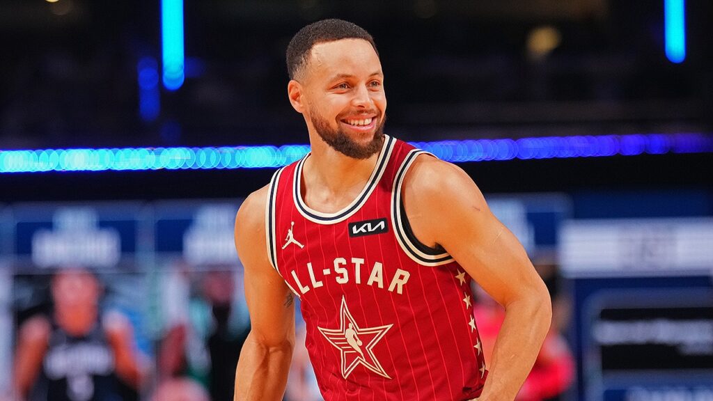 Stephen Curry durante All-Star Games - Foto: Jesse D. Garrabrant/NBAE via Getty Images