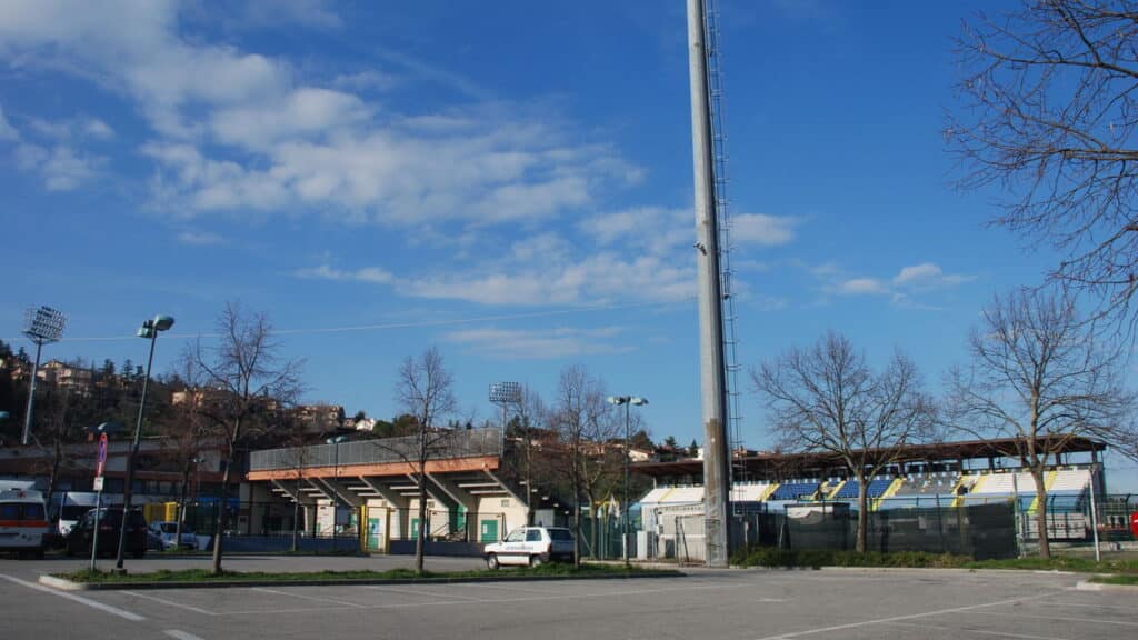 O Estádio de San Marino (Stadio Olimpico) em Serravalle em San Marino - Créditos: depositphotos.com / ratherton