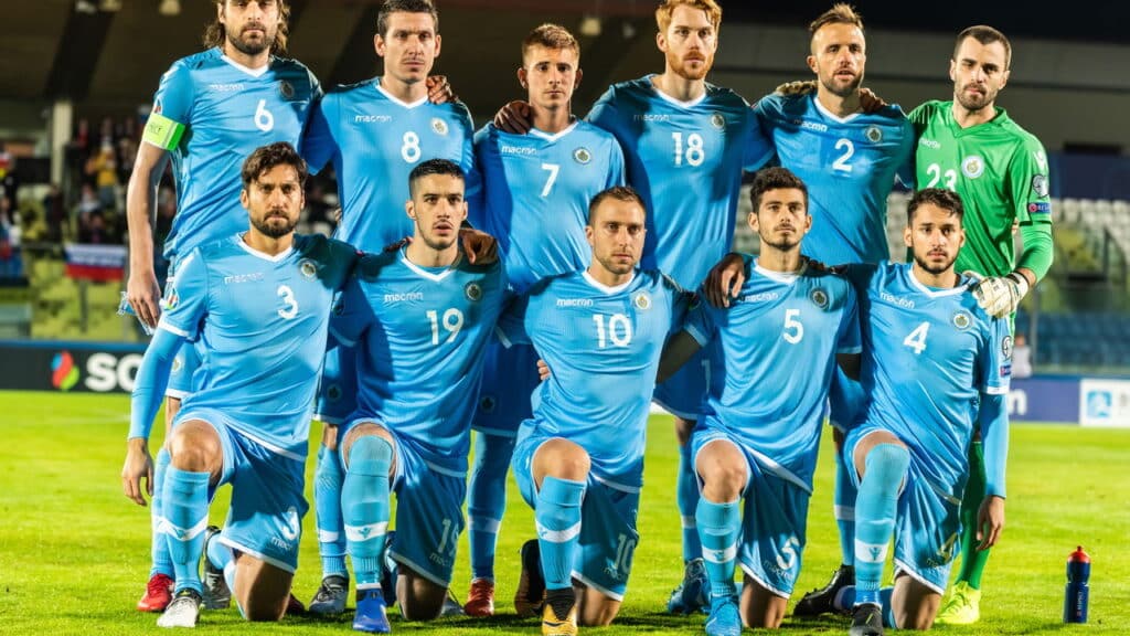 Seleção de San Marino em 2019 - Créditos: depositphotos.com / alizadastudios