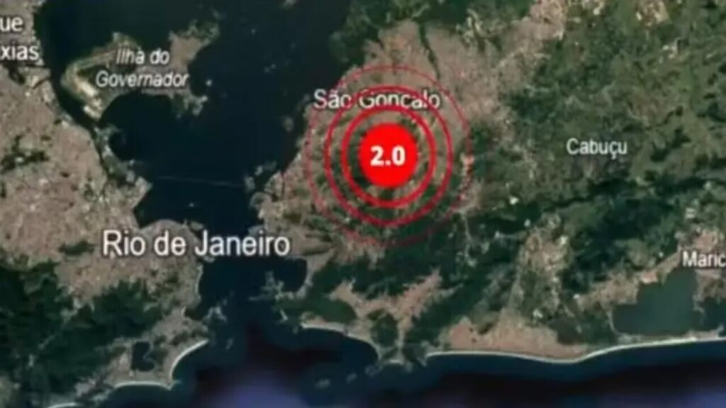 Tremor de terra assusta moradores no Rio de Janeiro