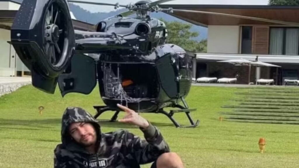 O preço surpreendente do luxuoso helicóptero de Neymar visto em festa exclusiva