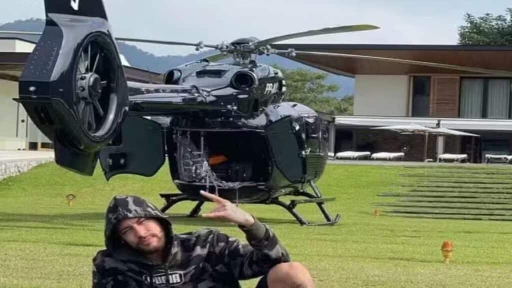 Helicóptero de Neymar é interditado e proibido de voar; entenda a decisão da Anac
