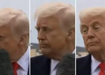 Trump leva microfonada no rosto e reação viraliza; veja