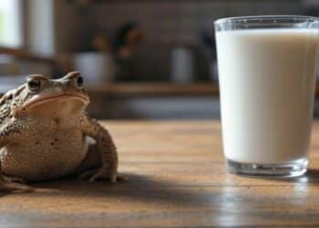 Sapo no leite? Entenda o curioso motivo por trás da prática