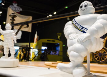 Imagem de boneco Michelin em evento - Créditos: depositphotos.com / jqnoc
