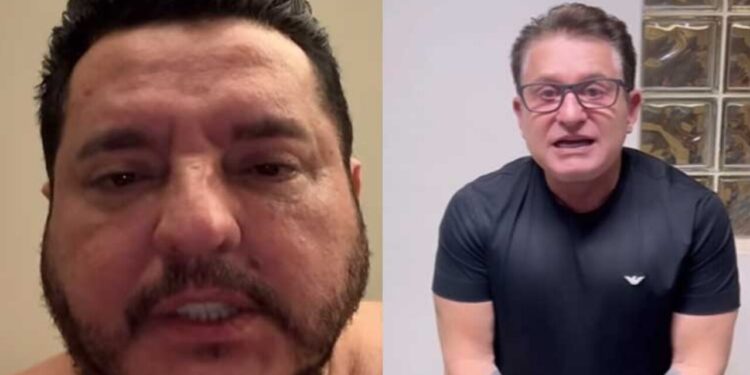 Vídeo mostra o momento em que Marrone despenca do palco e sofre pancada na cabeça